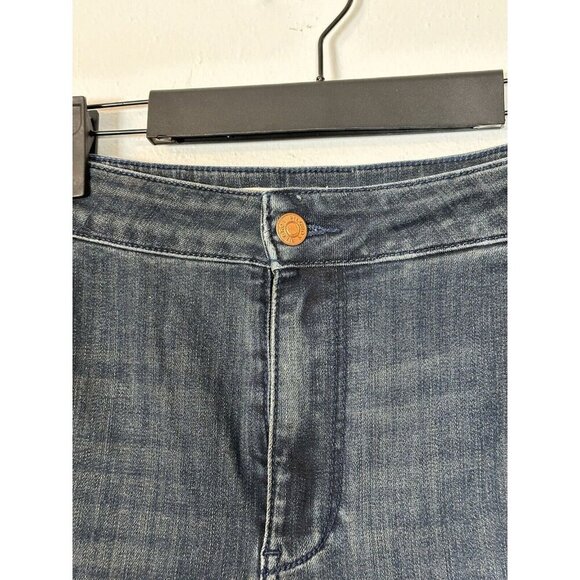 Anthropologie Pilcro High-Rise Denim Legging Women's‎ Sz 27 p Dark Wash Petite - Picture 4 of 14